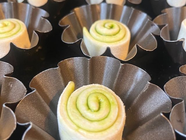 Hyacinthe feuilleté à l'ail des ours